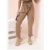 Kesi Dámske cargo nohavice s vysokým pásom ťava