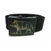 Opasok - 4Wild Black Belt - Unisex Product (Grécky kamienok pás)