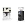 Rancilio Silvia PRO X, bílá + Eureka Atom 60, black