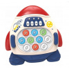 Elektronická šikovnosť/antistresová hra Pop-it, Raketa, červená Woopie 5906280652296