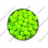 Sklenená korálka matná 8mm - neónová zelená