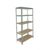 Meets-ecommerce UG Kovový regál 180x130x30, 4-6 políc Farba: Zelená, Počet polic: 5 políc