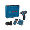 BOSCH Akumulátorový príklepový skrutkovač GSR 12V-15 060186810J