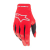 rukavice RADAR, ALPINESTARS, dětské (červená/stříbrná) 2026 2XS