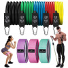 15ks fitness gumové pásové pásmo Yoga Resistance Band (15ks fitness gumové pásové pásmo Yoga Resistance Band)