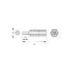 Bernstein Tools for Electronics 6-HX25-25 sada bitov Ocel HRC silno legované C 6.3 6 ks; 6-HX25-25