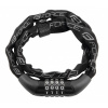 Force Kódový zámok CHAIN 120cm/4mm, čierny
