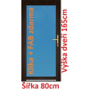 Soft Vchodové plastové dvere 3/3 sklo 80x165 cm - Akce!
