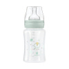 KikkaBoo Dojčenská fľaša 240ml 3m+ Jungle King Mint 16x6 tyrkysová
