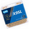 Reťaz na bicykel KMC X9 Gold 9/ (6,6 - 6,8 mm)