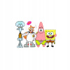 CUKROVÁ TLAČ jedlý obrázok na tortu Cukrová hmota SpongeBob Kanciastoporty 4+MENO