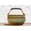 Hammershus Fairtrade Okrúhly bolga kôš premium z Ghany, rôzne farby, 40 cm Barva: Tradiční vzory