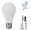 Žiarovka, žiarivka - LED žiarovka s pohybom a súmrak E27 13W (LED žiarovka s pohybom a súmrak E27 13W)