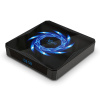 AppleMix TV box Android 10 - Wifi + HDMI + 3x USB + 3,5 mm jack + ethernet + TOSlink - smart TV - 4 / 64 GB - čierny