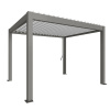 Biohort Pergola 3,5 x 3 kremeňovo sivá/biela 367,5 x 312 cm