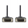 NEDIS kabel DVI/ 24+5pinová zástrčka DVI-I - 24+5pinová zástrčka DVI-I/ černý/ 2m (CCGP32050BK20)