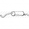 Koncový tlmič výfuku BOSAL 278-715 BOSAL BOSAL278-715