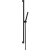 Hansgrohe Pulsify S - Set sprchovej hlavice, tyče a hadice, EcoSmart, matná čierna 24382670