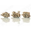 Kľúčenky - Dopravné prostriedky - 4 kusy - WOODENCITY