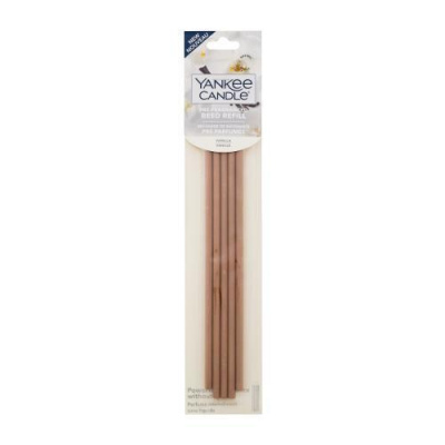 Yankee Candle Vanilla Pre-Fragranced Reed Refill 5 ks náhradné vonné tyčinky do difuzéra