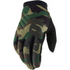 rukavice BRISKER, 100% - USA (camo/čierna, vel. M)