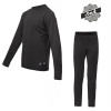 Komplet juniorský SENSOR MERINO ACTIVE SET čierny 160