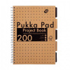 Špirálový zošit, A4, linajkový, 100 listov, PUKKA PAD 