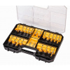DeWALT DT90017 Stopkové frézy so stopkou 8mm - súprava 22ks