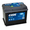 Exide Excell 12V 62Ah 540A EB620 nabitá autobatéria