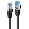 S/FTP (PiMF) Patchkábel LSOH 1.5m cat.6a, čierny, Cu, UL