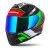 Prilba CASSIDA AERO DROME Čierna-červená-zelená Veľkosť: XS (53-54 cm)