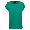 Urban Classics dámske tričko s pČervenáĺženými ramenami TB771 Zelená Fresh Zelená 3XL