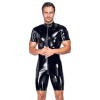 Black Level Short Vinyl Jumpsuit S