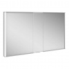 Keuco Royal Match Zrkadlová skrinka s LED osvetlením, vstavaná, 1200x700x149 cm, strieborný elox 12814171311