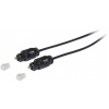 Toslink digitální audio kabel S-Conn 69002-2.0 [1x Toslink zástrčka (ODT) - 1x Toslink zástrčka (ODT)], 2.00 m, černá