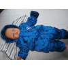 Detská kombinéza - Detské kombinézy Lupil 50 NAVY BLUE, modrá, modrá (Lupil Suit 50 - 56 cm 0-2 m zima)