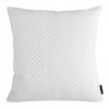 Dekoratívna obliečka na vankúš 45x45 Sofia biela, zamatová