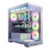 ADATA XPG case INVADER X BTF Mid-Tower, bez zdroje, 5x 120mm Fan, Bílá (INVADERXBTFMT-WHCWW)