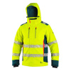 Reflexná bunda Canis CXS BEDFORD WINTER zimná softshell žlto-petrolejová L