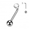 Christina piercing titánový s vnútorným závitom Ruel Veľkosť: 1,6 mm, Velikost koncovky: 5 mm, Délka / Průměr: 10 mm