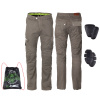 W-tec Pánske moto nohavice Shoota (Velikost: S, Barva: olivově zelená)