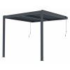 Bioklimatická pergola G21 Trenton Premium 3x3 m, antracitová hliníková