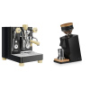 Lelit Bianca PL162T V3, black + Eureka Mignon Single Dose, Black & Oak