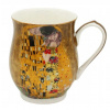 HOME ELEMENTS Porcelánový hrnček 350 ml, Klimt Bozk zlatý