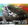 Deflektory na okná pre Renault Clio 4, 4ks