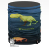 Chlapčenský multifunkčný nákrčník Dráče - Bruno 07, dinosaurus Farba: Modrá, Veľkosť: S
