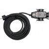 Predlžovací Kábel záhradný Yato 20 m 3 ks zásuviek čierny