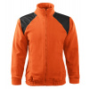 RIMECK JACKET Hi-Q 506 / Fleece bunda, unisex - oranžová S