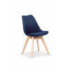 Halmar Jídelní židle K303, tmavě modrá