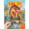 Dino world Dino World, 3498975, Dino ZOO 2, kreativní zošity se samolepkami